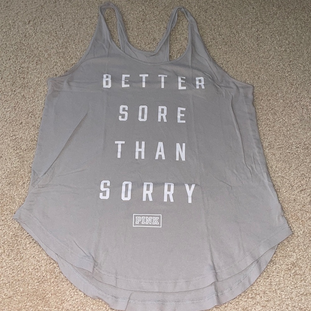 Womens Pink Victoria Secret Workout Shirt - Picture 1 of 5